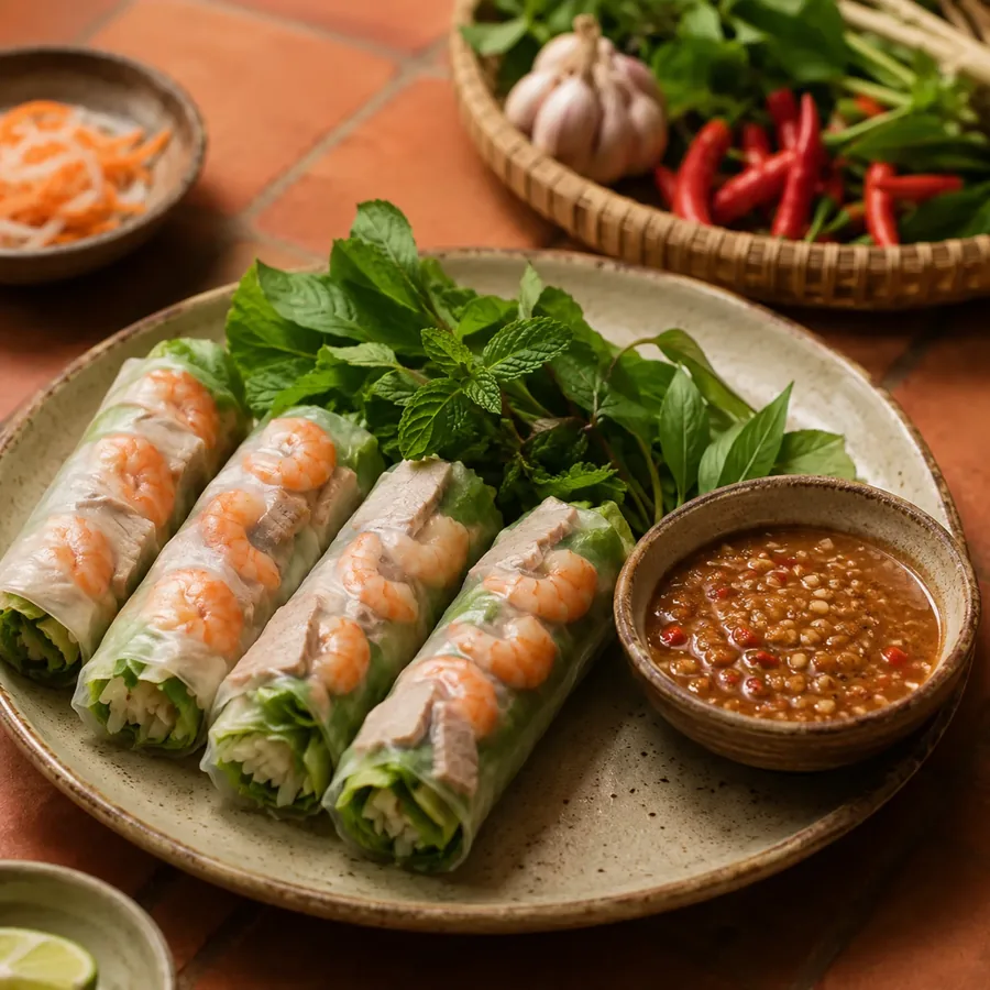 Nguyên liệu tươi sống trước khi chế biến