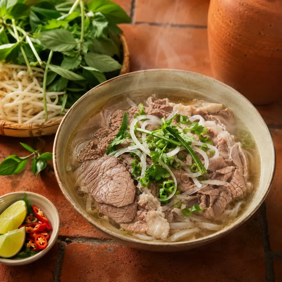 Món ăn hoàn thiện, bày trí đẹp mắt